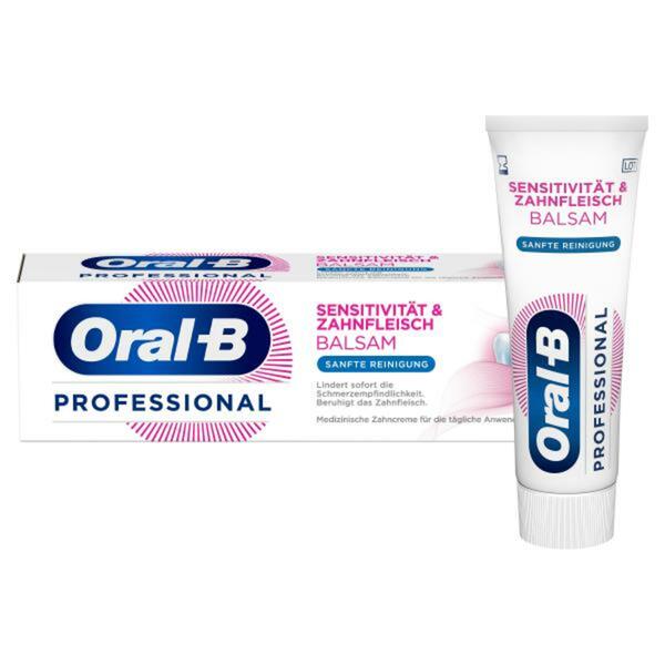 Bild 1 von Oral-B Professional Sensitivität & Zahnfleisch Balsam Sanfte Reinigung Zahncreme