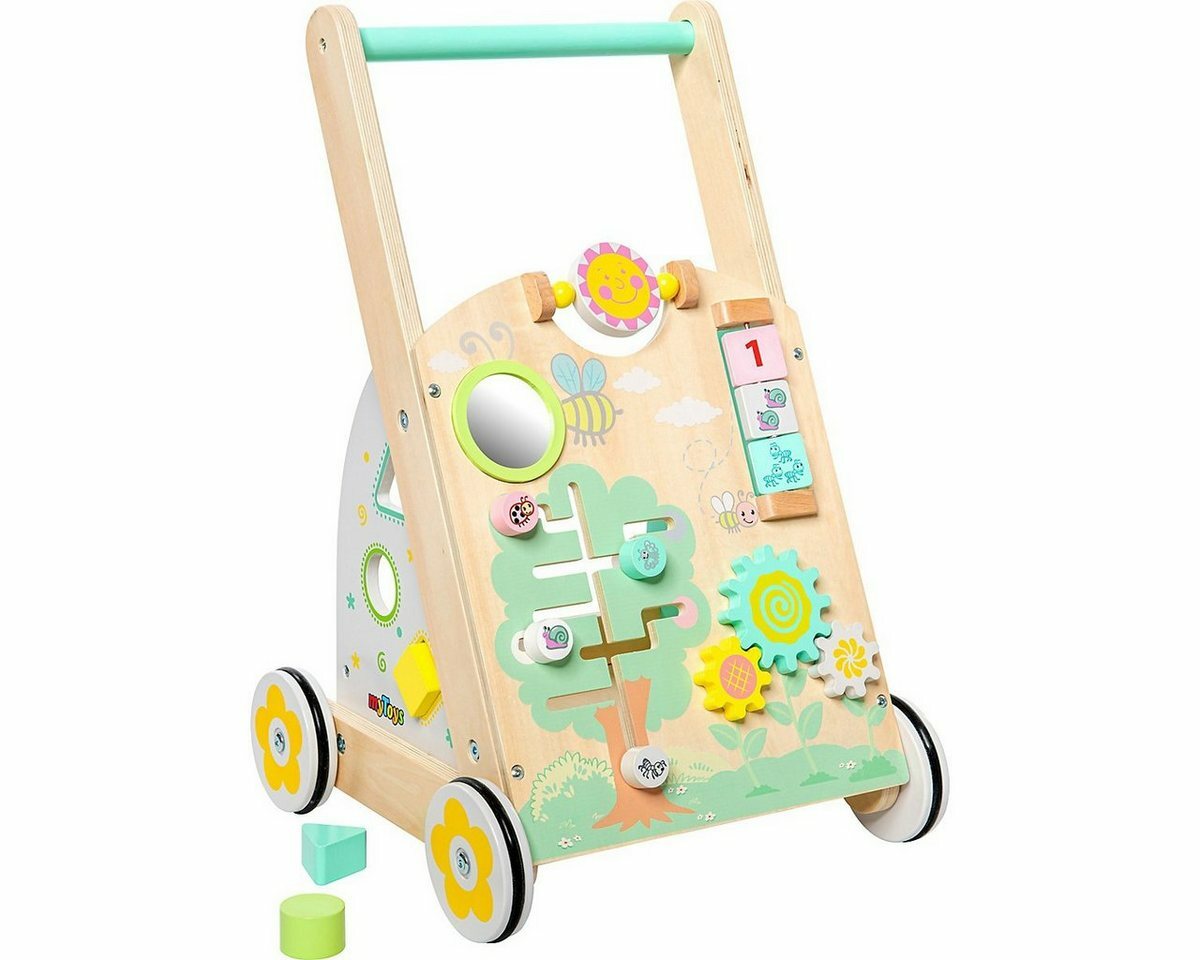Bild 1 von myToys ORIGINALS Lauflernwagen »Lauflernwagen Holz, pastell«