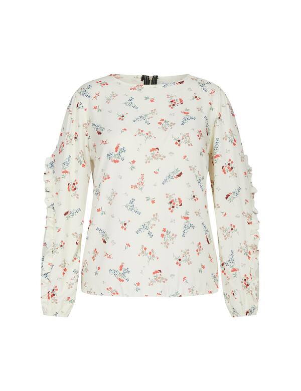 Bild 1 von MY OWN - Bluse mit floralem Muster und Rüschendetails