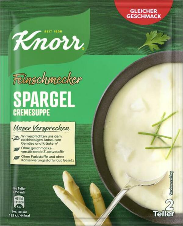 Bild 1 von Knorr Feinschmecker Spargel Cremesuppe