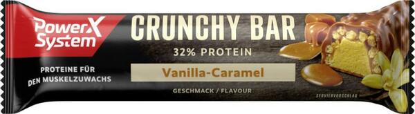Bild 1 von Power System Crunchy Bar Vanille-Karamell Geschmack 32% Protein