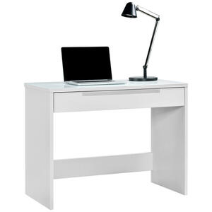 Schreibtisch Mailand weiß Hochglanz ca. 97 x 76 x 50 cm 