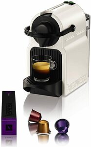 Nespresso Kapselmaschine XN1001 Inissia, Wassertankkapazität: 0,7 Liter, Pumpendruck: 19 Bar, kurze Aufheizzeit, kompaktes Format, Kaffeemenge einstellbar, Direktwahltaste, automatischer Kapsel