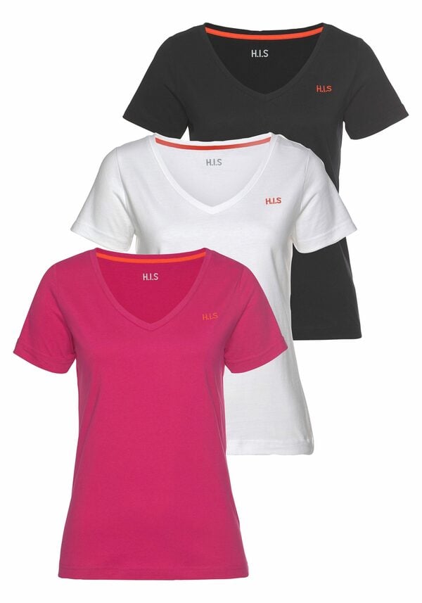 Bild 1 von H.I.S T-Shirt »Essential-Basics« (Spar-Set, 3er-Pack)