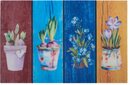 Bild 1 von Fußmatte »Blumen«, Home affaire, rechteckig, Höhe 6 mm, Schmutzmatte, In- und Outdoor geeignet