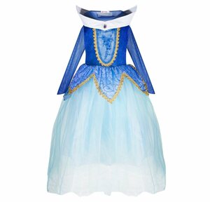 Katara Prinzessin-Kostüm »Märchenkleid Dornröschen Aurora blau für Mädchen«
