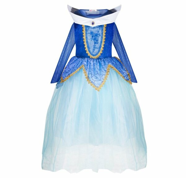 Bild 1 von Katara Prinzessin-Kostüm »Märchenkleid Dornröschen Aurora blau für Mädchen«