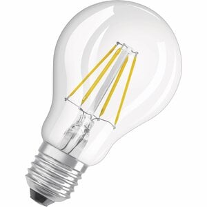 Osram LED-Filament-Leuchtmittel Glühlampe E27/4 W (470 lm) Warmw. 2er EEK: A++