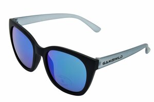 Gamswild Sonnenbrille »WJ7517 GAMSKIDS Jugendbrille 8-18 Jahre Kinderbrille Mädchen Damen kids Unisex, blau, pink, grau« halbtransparenter Rahmen