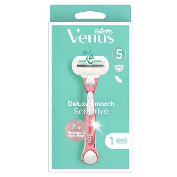 Bild 1 von Venus Deluxe Smooth Sensitive RoseGold Rasierer mit 1 Rasierklinge