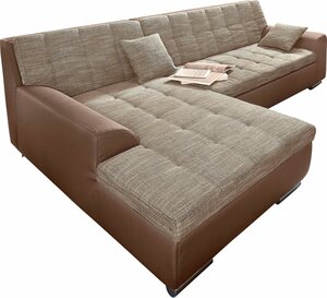 DOMO collection Ecksofa »Treviso«, wahlweise mit Bettfunktion