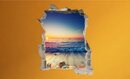 Bild 1 von Conni Oberkircher´s Wandsticker »3 D Sticker Beton Sleepy Beach - Ruhe am Strand«, Meer, Sonnenuntergang, Urlaub