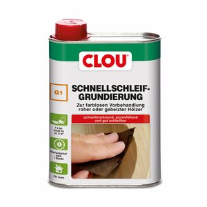 Clou Schnellschleif-Grundierung Transparent 250 ml