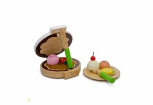 ESTIA Holzspielwaren Kinder-Waffeleisen »Waffeleisen mit Zubehör aus Holz«