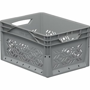 Eurobox-System Box durchbrochen 40 x 30 x 22 cm Grau