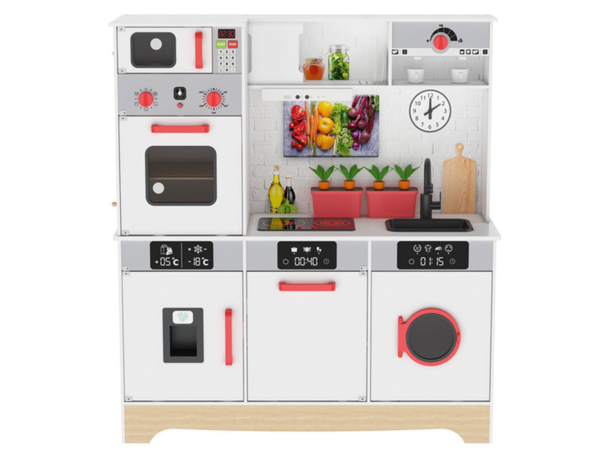 Bild 2 von Playtive Holz Spielküche »Gourmet«, mit Licht und Sound