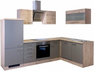 Flex-Well Winkelküche »Riva«, mit E-Geräten, Gesamtbreite 280 x 170 cm