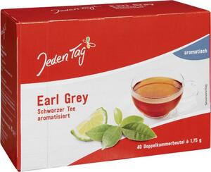 Jeden Tag Earl Grey Schwarzer Tee aromatisch