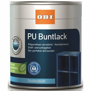 OBI 2in1 Buntlack Purpurrot seidenmatt 375 ml
