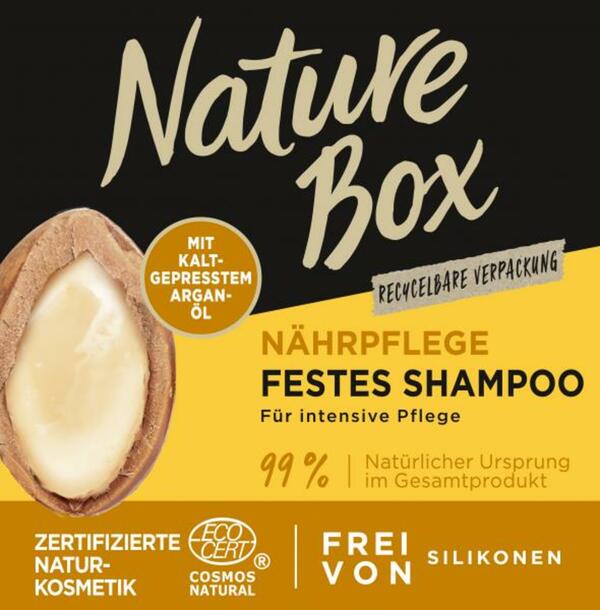 Bild 1 von Nature Box Festes Shampoo Nährpflege mit Argan Öl