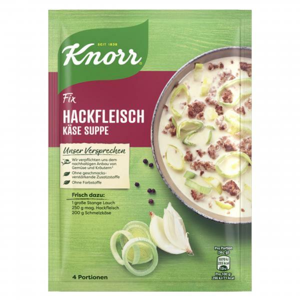 Bild 1 von Knorr Fix Hackfleisch Käse-Suppe