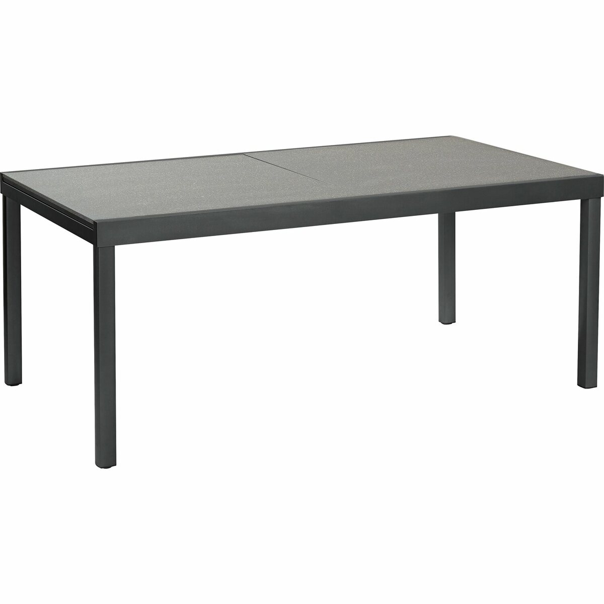 OBI CreatopGartentisch Harris 180/240 cm x 100 cm Ausziehbar Anthrazit