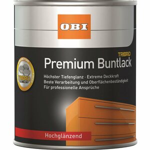 OBI Premium Buntlack Tribrid Altweiß hochglänzend 375 ml