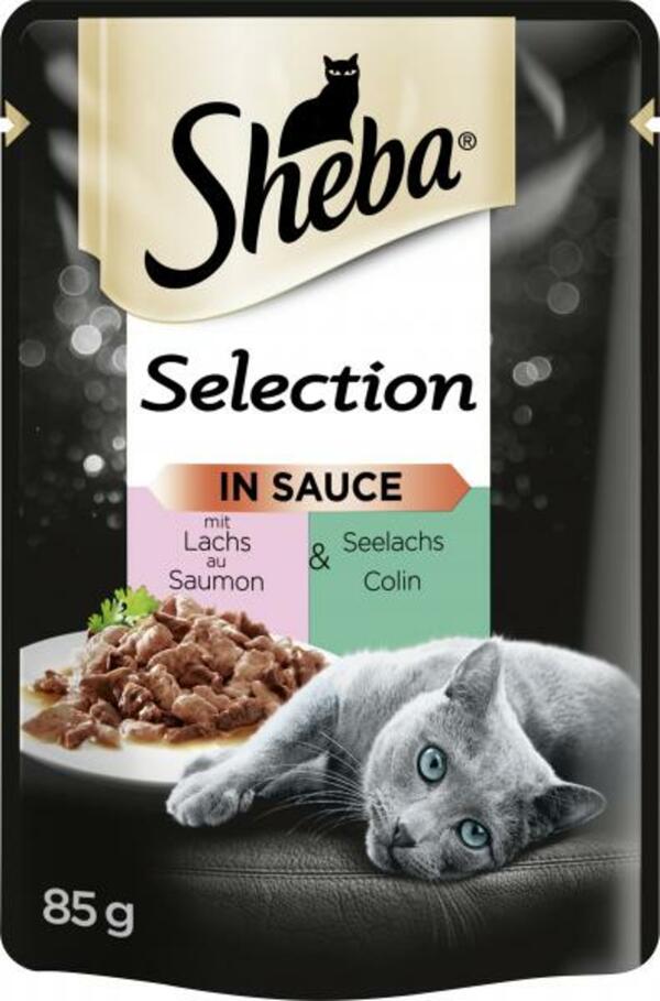 Bild 1 von Sheba Selection in Sauce mit Lachs & Seelachs