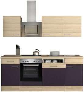 Flex-Well Küchenzeile »Portland«, mit E-Geräten, Breite 220 cm