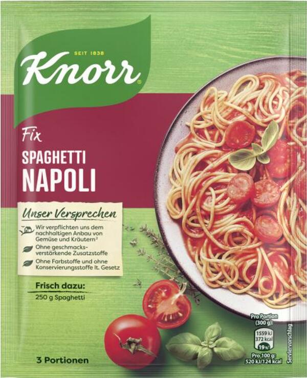 Bild 1 von Knorr Fix Spaghetti Napoli