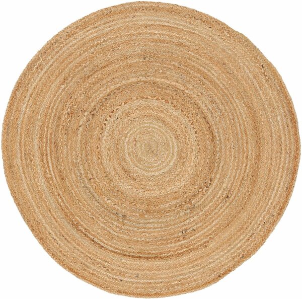 Bild 1 von Teppich »Nele«, carpetfine, rund, Höhe 6 mm, Wendeteppich 100% Jute in rund und oval, Wohnzimmer