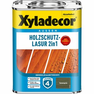 Xyladecor Holzschutz-Lasur 2in1 Tannengrün 750 ml