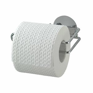 Wenko WC-Papierhalter Turbo-Loc Befestigen ohne Bohren Chrom