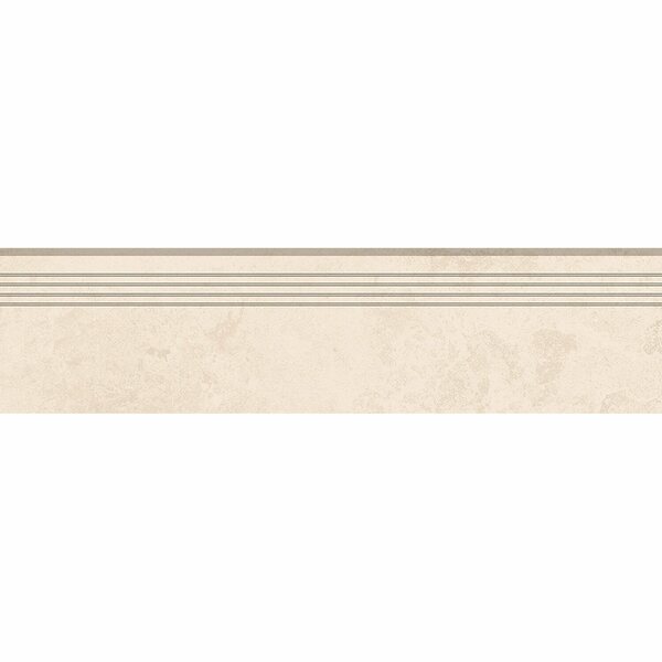 Bild 1 von Feinsteinzeug Trittstufe Massa Ivory glasiert matt rektifiziert 30 x 120 cm