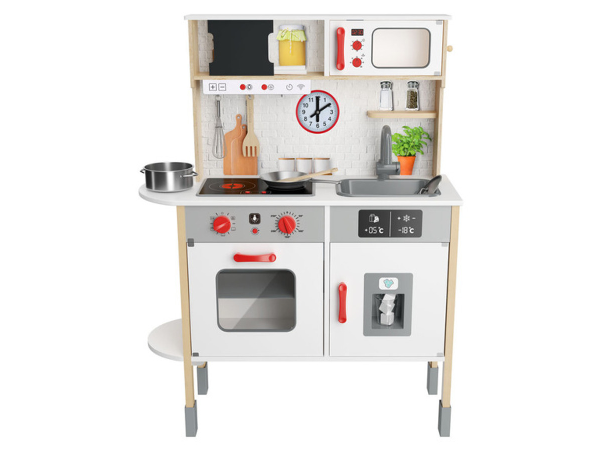 Bild 2 von Playtive Spielküche, mit LED-Herdleuchten, aus Echtholz
