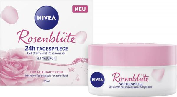 Bild 1 von Nivea Rosenblüte Gel-Creme mit Rosenwasser & Hyaluron
