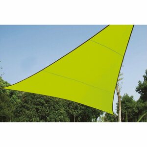 Perel Dreieck-Sonnensegel 360 cm x 360 cm Limegrün