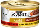 Bild 1 von Gourmet Gold mit Rind & Huhn in Sauce mit Tomaten