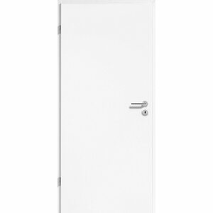 Zimmertür CPL Weiß Seidenmatt (GL223) 86 cm x 211 cm Anschlag L