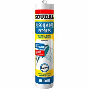 Soudal Dusche & Bad Express Silikon Weiß 300 ml