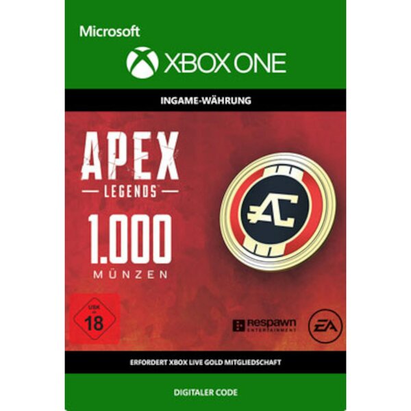 Bild 1 von APEX Legends&trade_: 1000 Coins (Xbox)