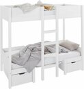 Bild 1 von Lüttenhütt Etagenbett »Tipo«, inklusive 2 Schubkästen, mit Leiter und Rollrost