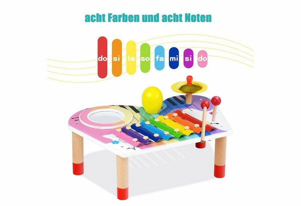 Bild 1 von BeebeeRun Klopfbank »Musik Kombination«, Xylophone/Klopfbank-Musik Kombination Musikspielzeug