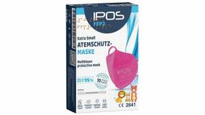 IPOS FFP2 NR Atemschutzmaske XS pink