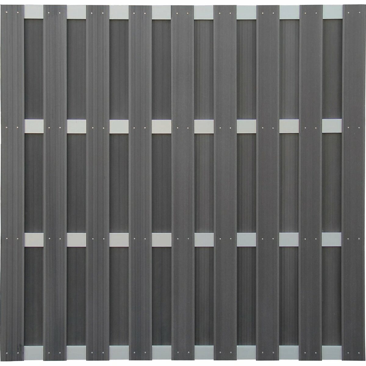Bild 1 von WPC Zaun mit Alu-Elementen 180 cm x 180 cm