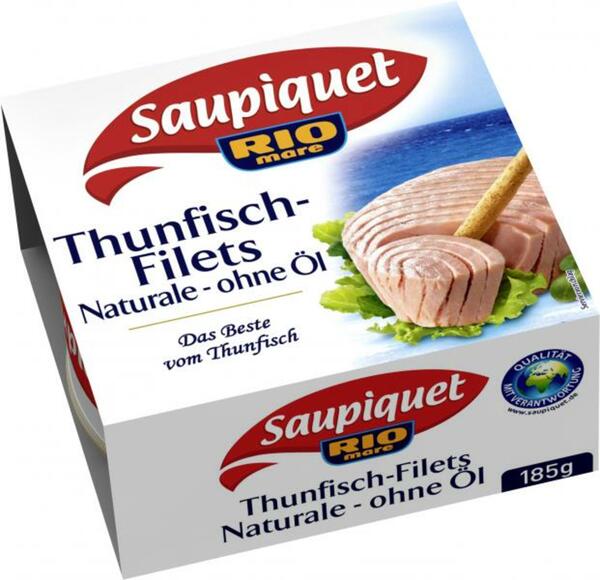 Bild 1 von Saupiquet Thunfisch-Filets Naturale ohne Öl