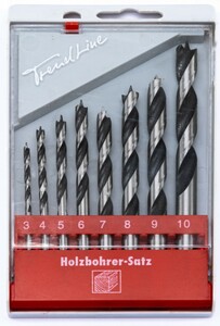 TrendLine Holzbohrersatz 8-teiliges Bohrer-Set