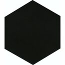 Bild 1 von Feinsteinzeug Hexagon Solid Black Glasiert Matt 21,5 x 25 x 0,9 cm