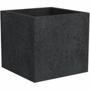 Bild 1 von Scheurich Pflanzgefäß C-Cube 240 Ø 28,5 cm Stony Black