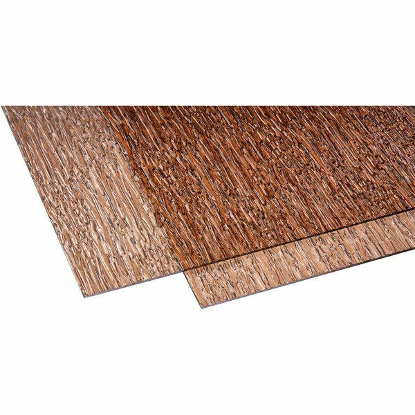 Bild 1 von Türfüllung Polystyrol  5 mm "Rinde grob" Bronze 1420 mm x 660 mm